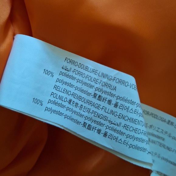 ZARA Kids' Orange Bomber Jacket Size M - Picture 8 of 9